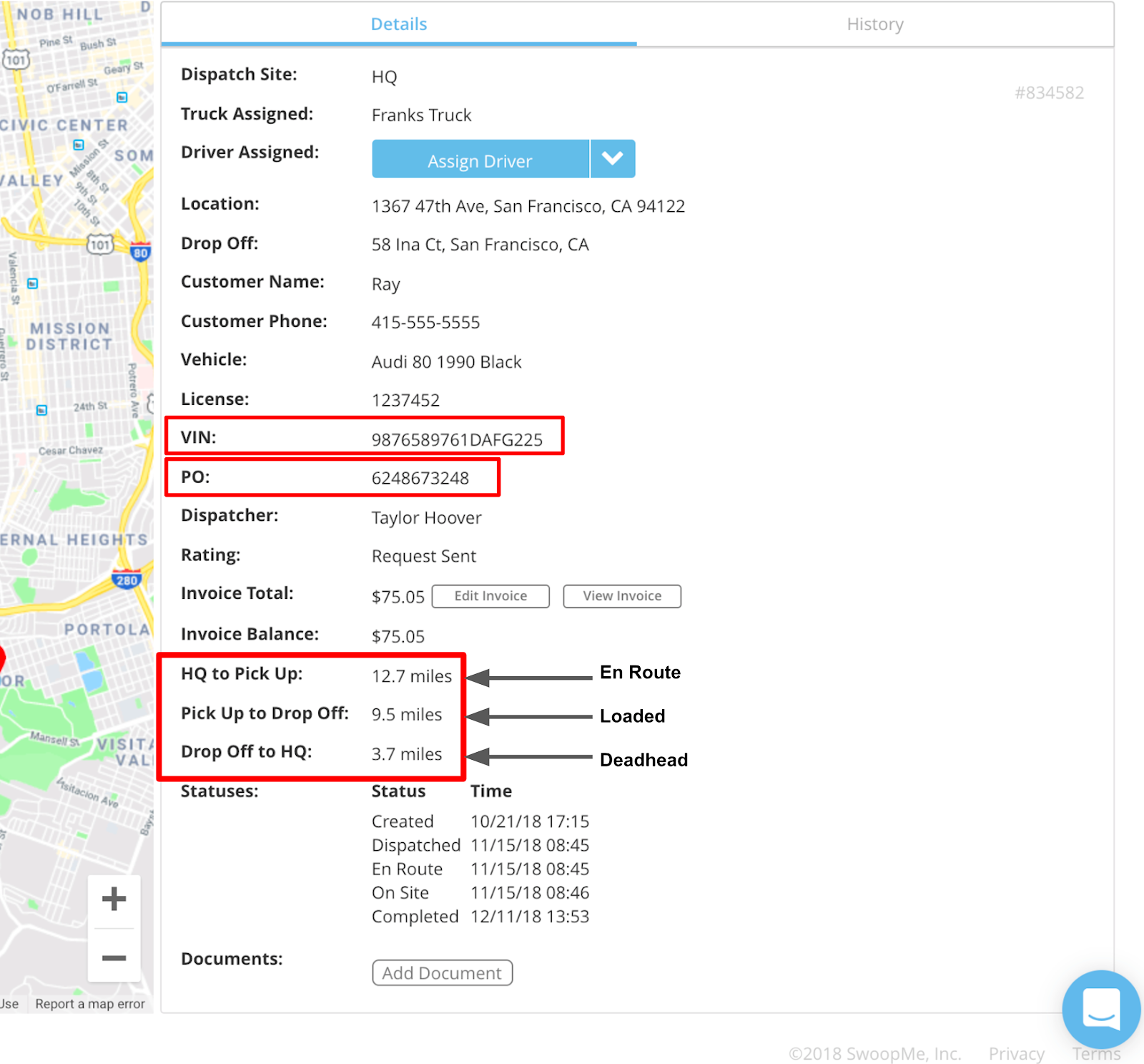 How to Use The Swoop Dashboard to Capture Information on Agero (Non